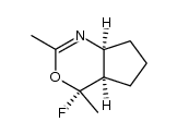 Cis-5-fluoro-3,5-dimethyl-2-aza-4-oxa-cis-bicyclo[4.3.0]non-2-ene结构式