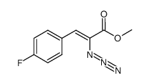 methyl 2-azido-3-(4-fluorophenyl)acrylate Structure