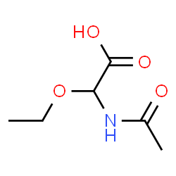 Acetic acid,(acetylamino)ethoxy- (9CI) Structure