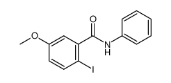 2-iodo-5-methoxy-N-phenylbenzamide结构式