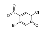 5-bromo-2-chloro-4-nitro-1-oxidopyridin-1-ium Structure