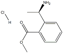 Methyl (R)-2-(1-aminoethyl)benzoate hcl Structure