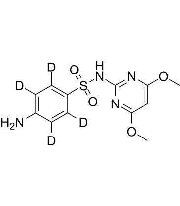 Sulfadimethoxypyrimidine D4 Structure