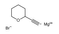 magnesium,2-ethynyloxane,bromide Structure