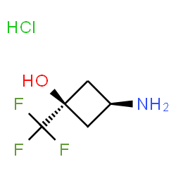 顺式-3-氨基-1-(三氟甲基)环丁-1-醇盐酸盐图片
