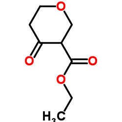 4-氧代四氢化-2H-吡喃-3-甲酸乙酯图片