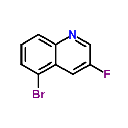 5-Bromo-3-fluoroquinoline structure