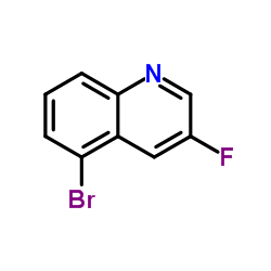 5-Bromo-3-fluoroquinoline Structure