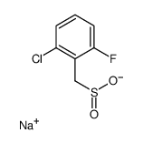 sodium,(2-chloro-6-fluorophenyl)methanesulfinate结构式