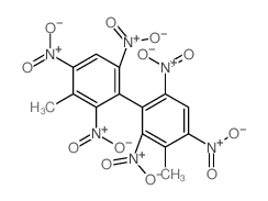 1,1'-Biphenyl,3,3'-dimethyl-2,2',4,4',6,6'-hexanitro-结构式