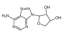 (2R,3R,4S)-2-(6-aminopurin-9-yl)oxolane-3,4-diol结构式