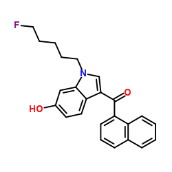 AM2201 6-hydroxyindole metabolite结构式