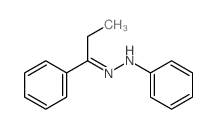 1-Propanone, 1-phenyl-,2-phenylhydrazone结构式