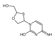 4-amino-1-[2-(hydroxymethyl)-1,3-oxathiolan-4-yl]pyrimidin-2-one结构式