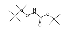 N-Boc-O-TBS-hydroxylamine结构式
