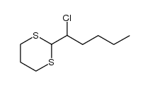 2-(1-chloropentyl)-1,3-dithiane Structure