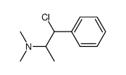 N,N-Dimethyl-β-chloro-α-methylbenzeneethanamine结构式
