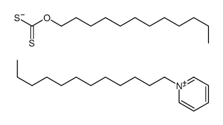 dodecoxymethanedithioate,1-dodecylpyridin-1-ium结构式