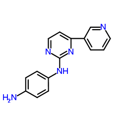 N 1-(4-(吡啶-3-基)嘧啶-2-基)苯-1,4-二胺结构式