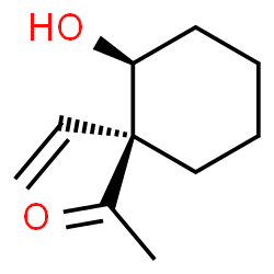 Ethanone, 1-(1-ethenyl-2-hydroxycyclohexyl)-, cis- (9CI) picture