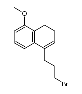 4-(3-bromo-n-propyl)-1,2-dihydro-8-methoxynaphthalene Structure