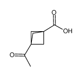 Bicyclo[1.1.1]pentane-1-carboxylic acid, 3-acetyl- (9CI) Structure