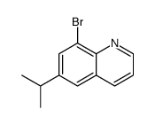 8-bromo-6-propan-2-ylquinoline结构式