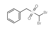 Benzene,[[(dibromomethyl)sulfonyl]methyl]- structure