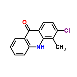 3-Chloro-4-methyl-9(10H)-acridinone结构式