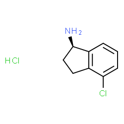 (R)-4-Chloro-2,3-dihydro-1H-inden-1-amine hydrochloride structure