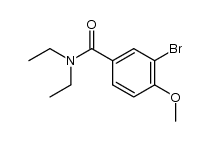 N,N-Diethyl-3-bromo-4-methoxybenzamide结构式