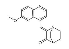 4-(3-oxoquinuclidyl-2-methylene)-6-methoxyquinoline Structure