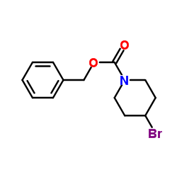 Benzyl 4-bromo-1-piperidinecarboxylate structure