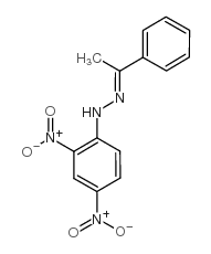 Ethanone, 1-phenyl-,2-(2,4-dinitrophenyl)hydrazone结构式