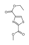2,4-Thiazoledicarboxylicacid,4-ethyl2-methylester(9CI)结构式