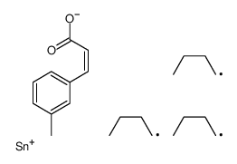 tributylstannyl 3-(3-methylphenyl)prop-2-enoate Structure