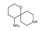1-oxa-9-azaspiro[5.5]undecan-5-amine structure