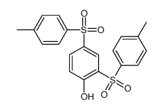 2,4-bis-(4-methylphenyl)sulfonylphenol Structure