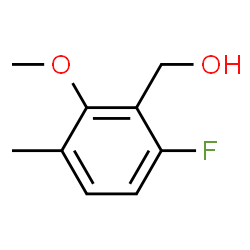 6-Fluoro-2-methoxy-3-methylbenzyl alcohol structure