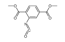 dimethyl 2-isocyanatoterephthalate structure