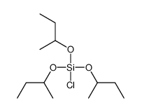Chlorotris(1-methylpropoxy)silane Structure