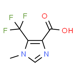 1-Methyl-5-(trifluoromethyl)-1H-imidazole-4-carboxylic acid Structure