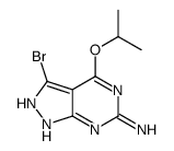 1H-Pyrazolo[3,4-d]pyrimidin-6-amine, 3-bromo-4-(1-Methylethoxy)- Structure