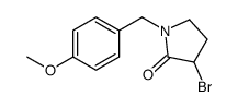 3-Bromo-1-(4-methoxybenzyl)pyrrolidin-2-one Structure