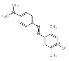 4-((p-(DIMETHYLAMINO)PHENYL)AZO)-2,5-LUTIDINE 1-OXIDE structure