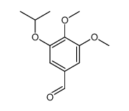3-isopropoxy-4,5-dimethoxybenzaldehyde结构式