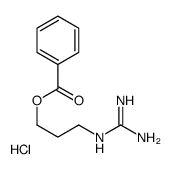 [N'-(3-benzoyloxypropyl)carbamimidoyl]azanium,chloride结构式