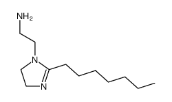 4,5-dihydro-2-heptyl-1H-imidazole-1-ethylamine Structure