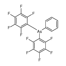 Bis(pentafluorophenyl)phenylarsine Structure