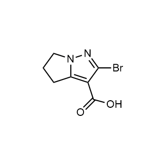 2-Bromo-5,6-dihydro-4H-pyrrolo[1,2-b]pyrazole-3-carboxylic acid picture